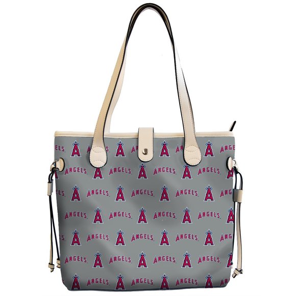 MLB Los Angeles Angels Patterned Tote Bag - Picture 1 of 1